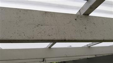 Altantak före tvättning